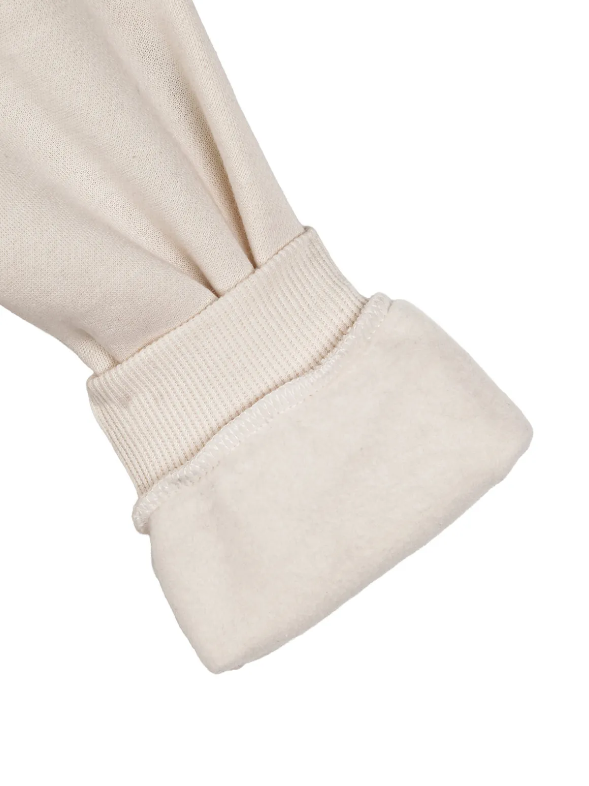 Yes! Do Kid'S Completo 2 pezzi da bambina con felpa e pantalone - panna