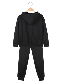 Yes! Do Kid'S Completo 3 pezzi da bambina con strass e borchie - nero