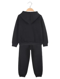 Yes! Do Kid'S Completo tuta felpata da bambina 2 pezzi con cappuccio