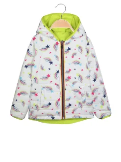 Yes! Do Kid'S Giacca a vento reversibile da bambina con cappuccio