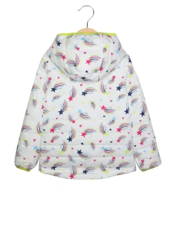 Yes! Do Kid'S Giacca a vento reversibile da bambina con cappuccio