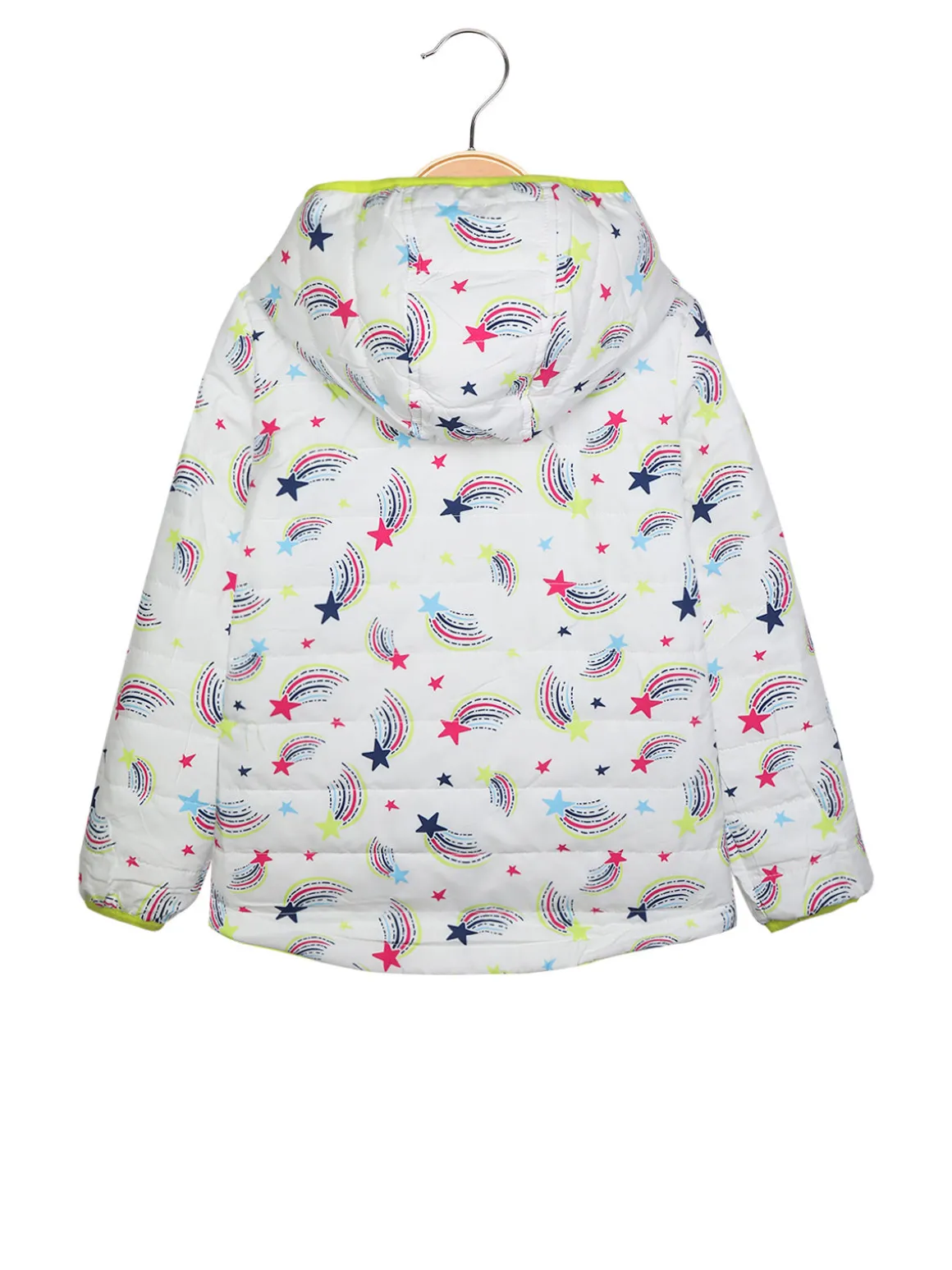 Yes! Do Kid'S Giacca a vento reversibile da bambina con cappuccio