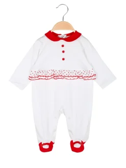 Yes! Do Kid'S Tutina da neonata in cotone con bavaglia in coordinato