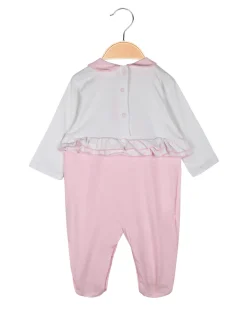 Yes! Do Kid'S Tutina da neonata in cotone con bavaglia in coordinato