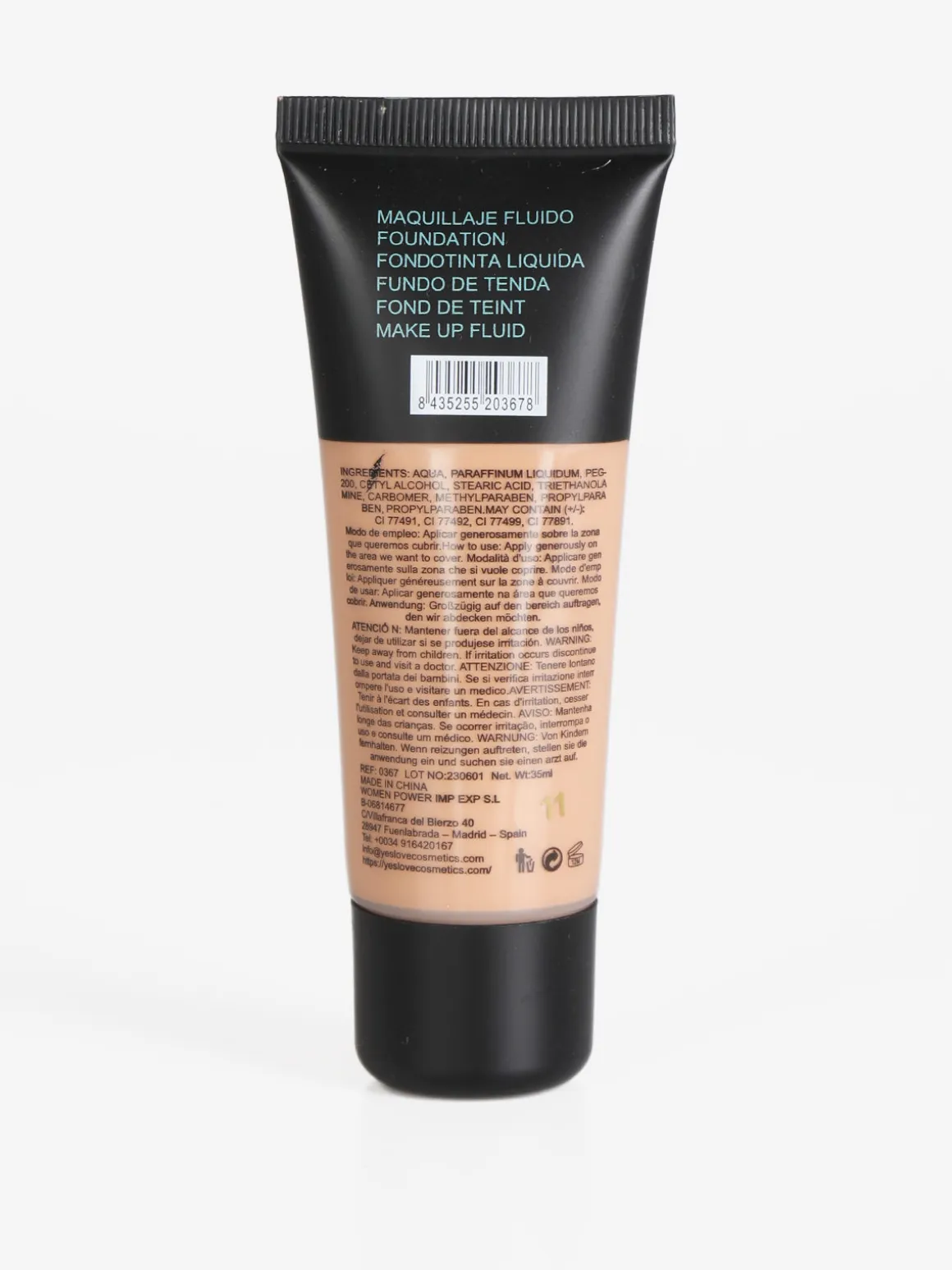 Yes Love Cosmetics Fondotinta liquido Fit me