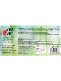 Yes Love Cosmetics Lipstick aloe vera