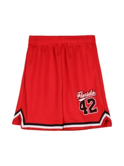 Yi Boy Completo corto da bambino con canotta sportiva e bermuda - rosso