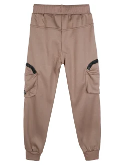 Yi Boy Pantaloni da bambino con tasconi laterali e polsini