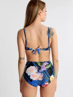 Y&M Bikini a fascia con slip a fianco alto