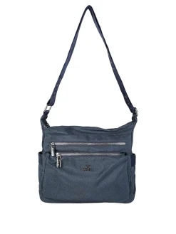 You Young Coveri Borsa a tracolla da donna in nylon - blu scuro