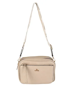 You Young Coveri Borsa a tracolla da donna in ecopelle - taupe