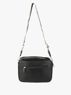 You Young Coveri Borsa a tracolla da donna in ecopelle con doppio scomparto - nero