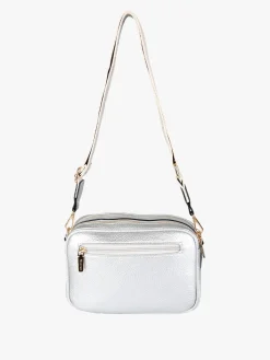 You Young Coveri Borsa a tracolla da donna in ecopelle - argento