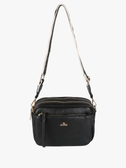 You Young Coveri Borsa a tracolla da donna in ecopelle - nero