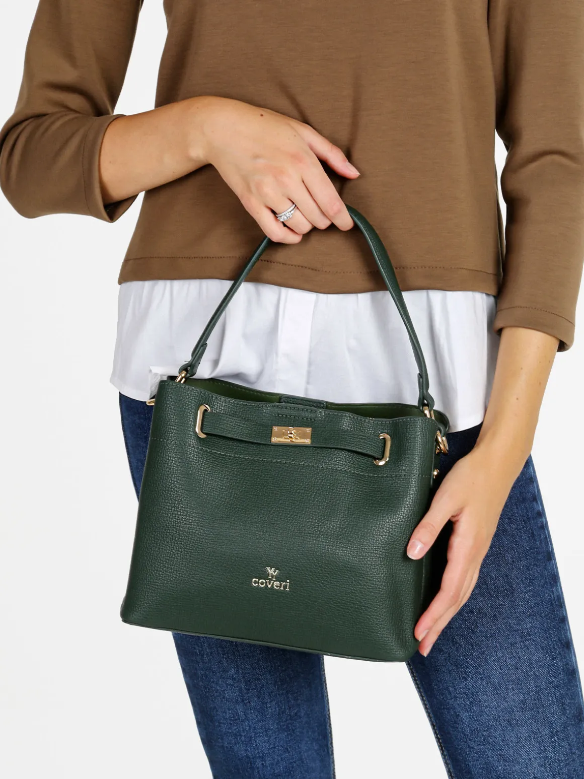 You Young Coveri Borsa donna mini tote - verde