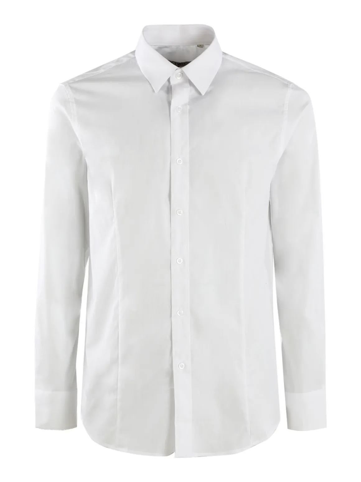 Y.Two Camicia da uomo in misto cotone a maniche lunghe