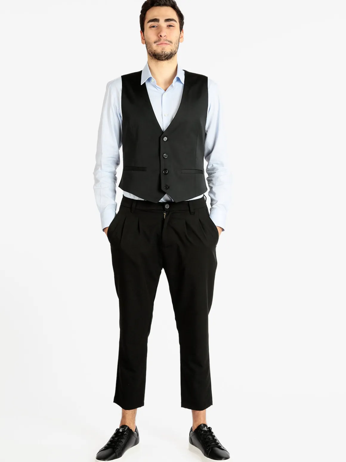 Y.Two Gilet elegante da uomo