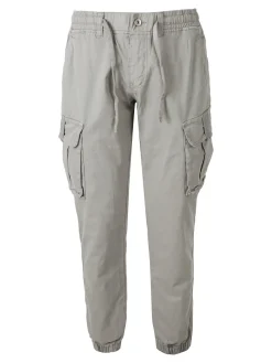 Zeta Pantaloni cargo da uomo con coulisse - grigio chiaro