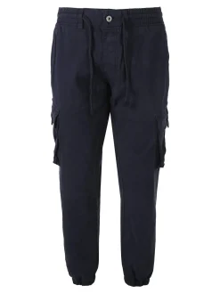 Zeta Pantaloni cargo da uomo con coulisse - blu scuro