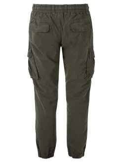 Zeta Pantaloni cargo da uomo con coulisse - militare