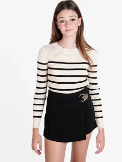 Z Studio Pullover donna in maglia a costine