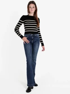 Z Studio Pullover donna in maglia a costine