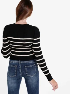 Z Studio Pullover donna in maglia a costine